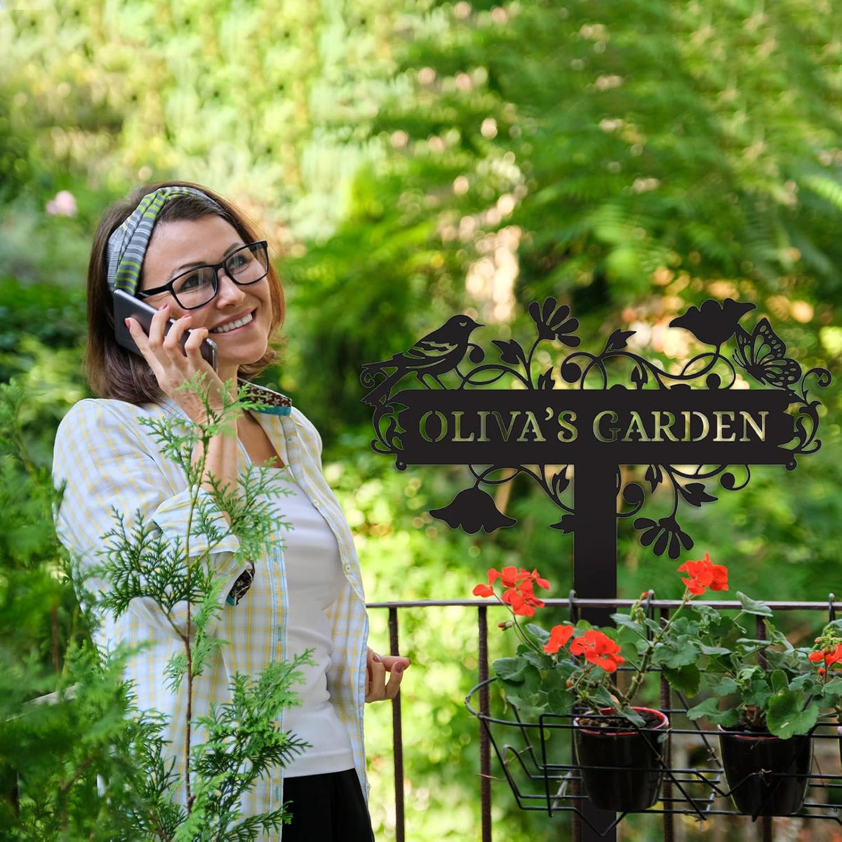 Metal Signs Customized | Personalized Garden Stake Metal Sign | Custom Metal Garden Sign |