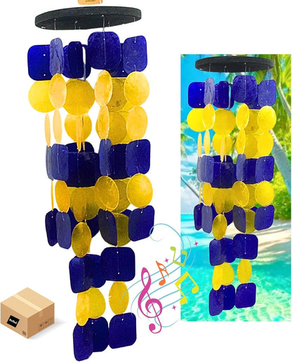 Bellaa 24889 Wind Chimes Outdoor, Garden Decorations, Musical, Indoor/Outside Windchimes, Beach