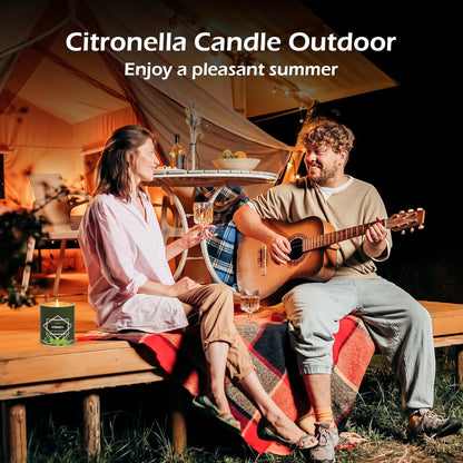 Citronella Candles Outdoor 6-Pack, Total 54oz Citronella Candles for Outside Patio, Camping &