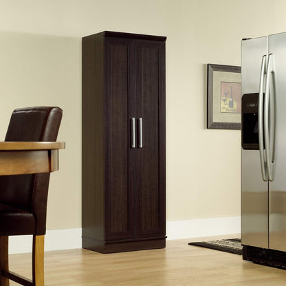 Sauder HomePlus Kitchen Pantry Storage Cabinet with Adjustable Shelves, Laundry Bathroom, L: 23.31"