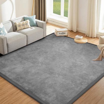 Baby Play Mat 1.2" Thick Memory Foam Nursery Rug Area Rug, 9’2” X 6’7” Yoga Mat Playmat Crawling