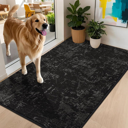 BEQHAUSE Dirt Trapper Door Mat 32"x48" Non-Slip Door Mats Washable Entryway Rugs Stain Resistant