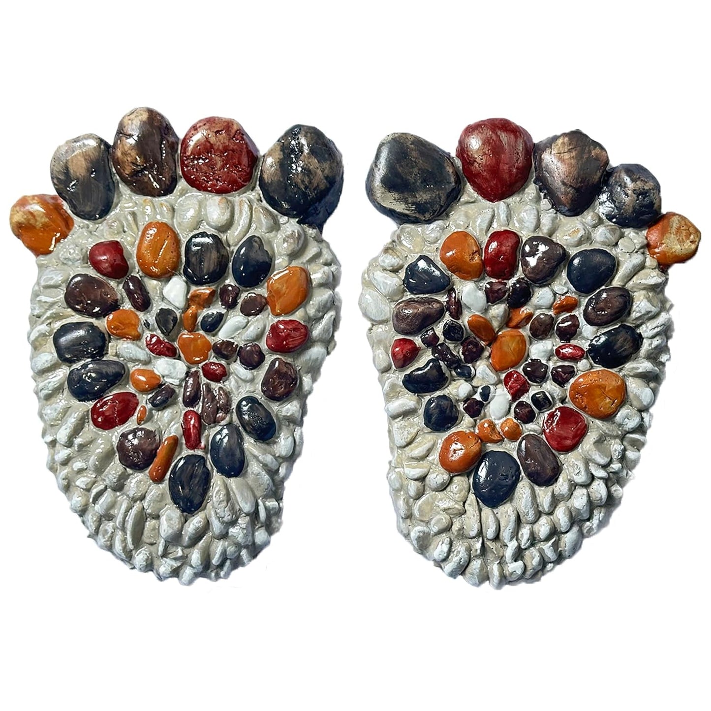 Outdooor Stepping Stones - Decorative Garden Stones for Patio, Deck, Garden or Sidewalk Faux