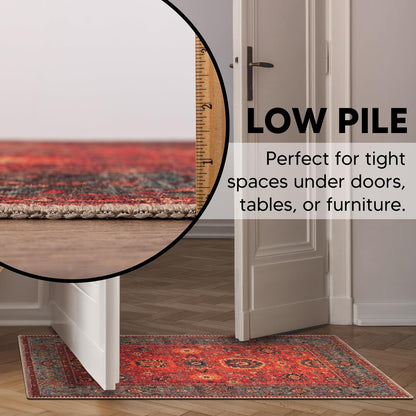 Keen Home Design 2x3 Rug - Machine Washable Entry Rug with Non-Slip Backing, Ideal for Enteryway