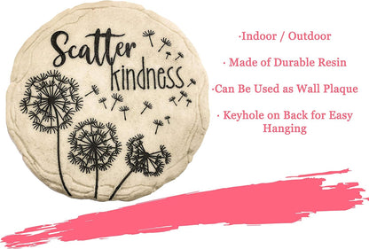 Spoontiques - Garden Décor - Scatter Kindness Stepping Stone - Decorative Stone for Garden