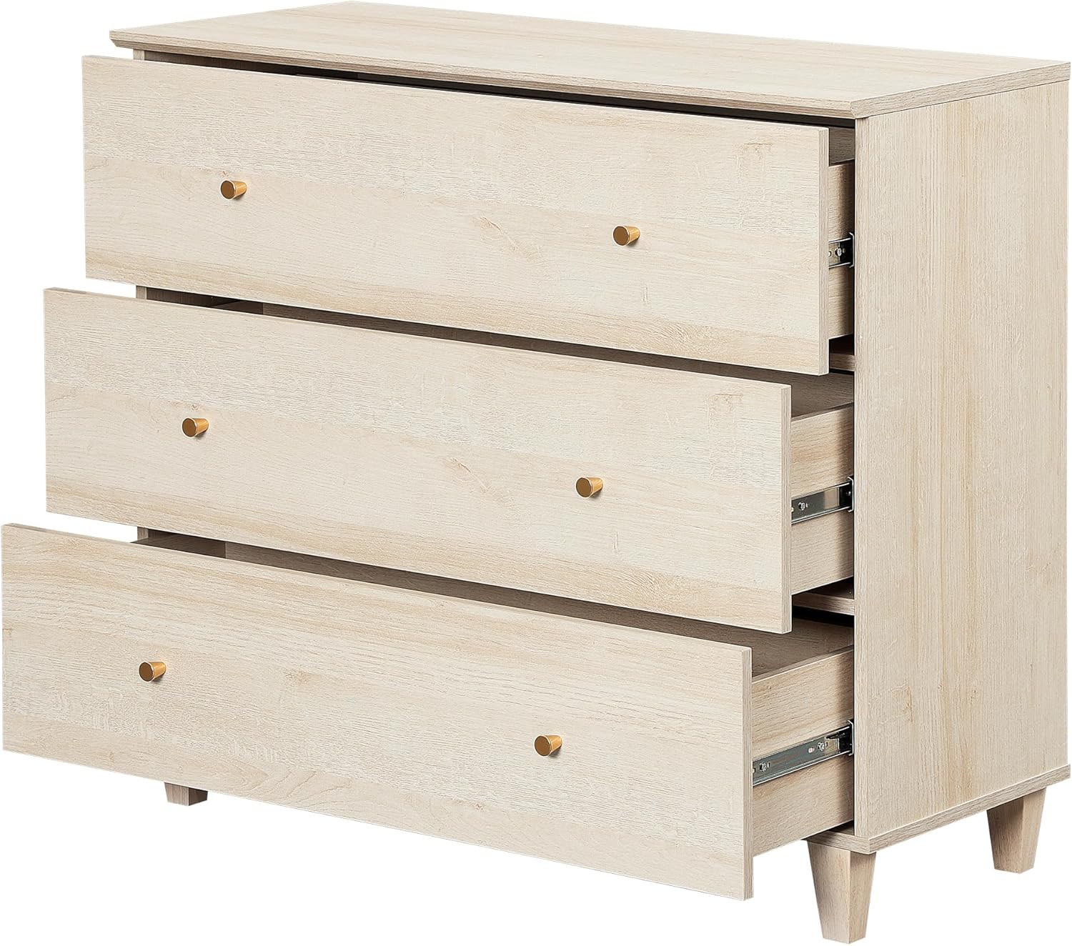 WAMPAT Dresser with 6 Drawers, Bedroom 70.8" Wide Wood Chest of Drawers, Modern Closet Storage