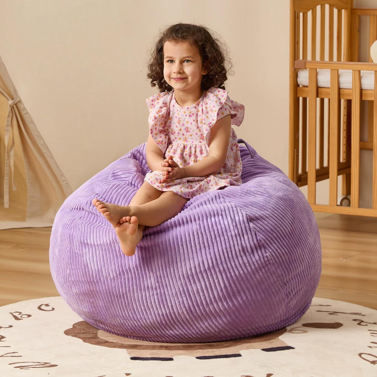 Bean Bag Chairs Teardrop Bean Bag Chair Beanbag Chair with Memory Foam Filled Machine Washable