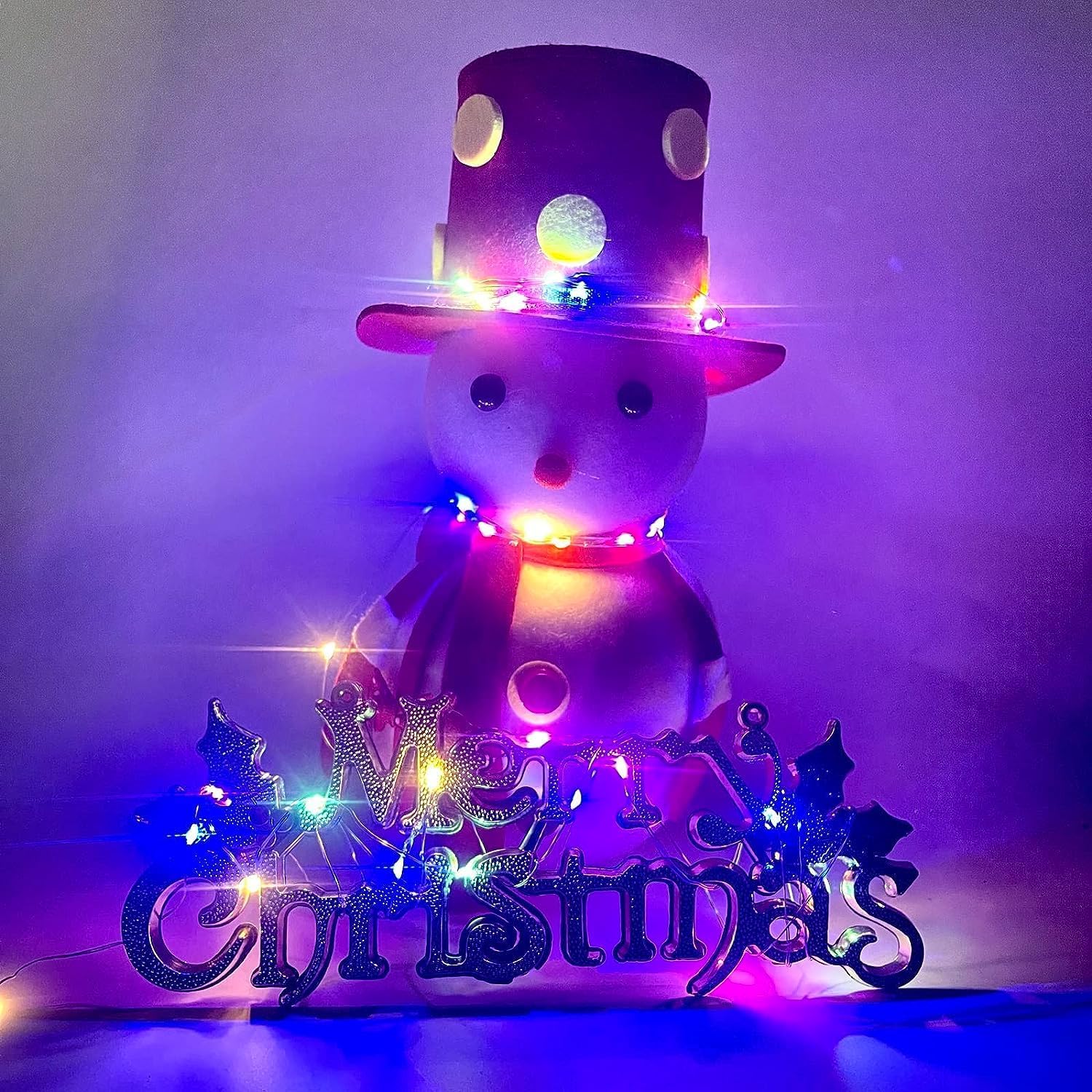 4-Pack 50 LED Fairy Lights Battery Operated with Timer, 16FT Waterproof Starry String Lights