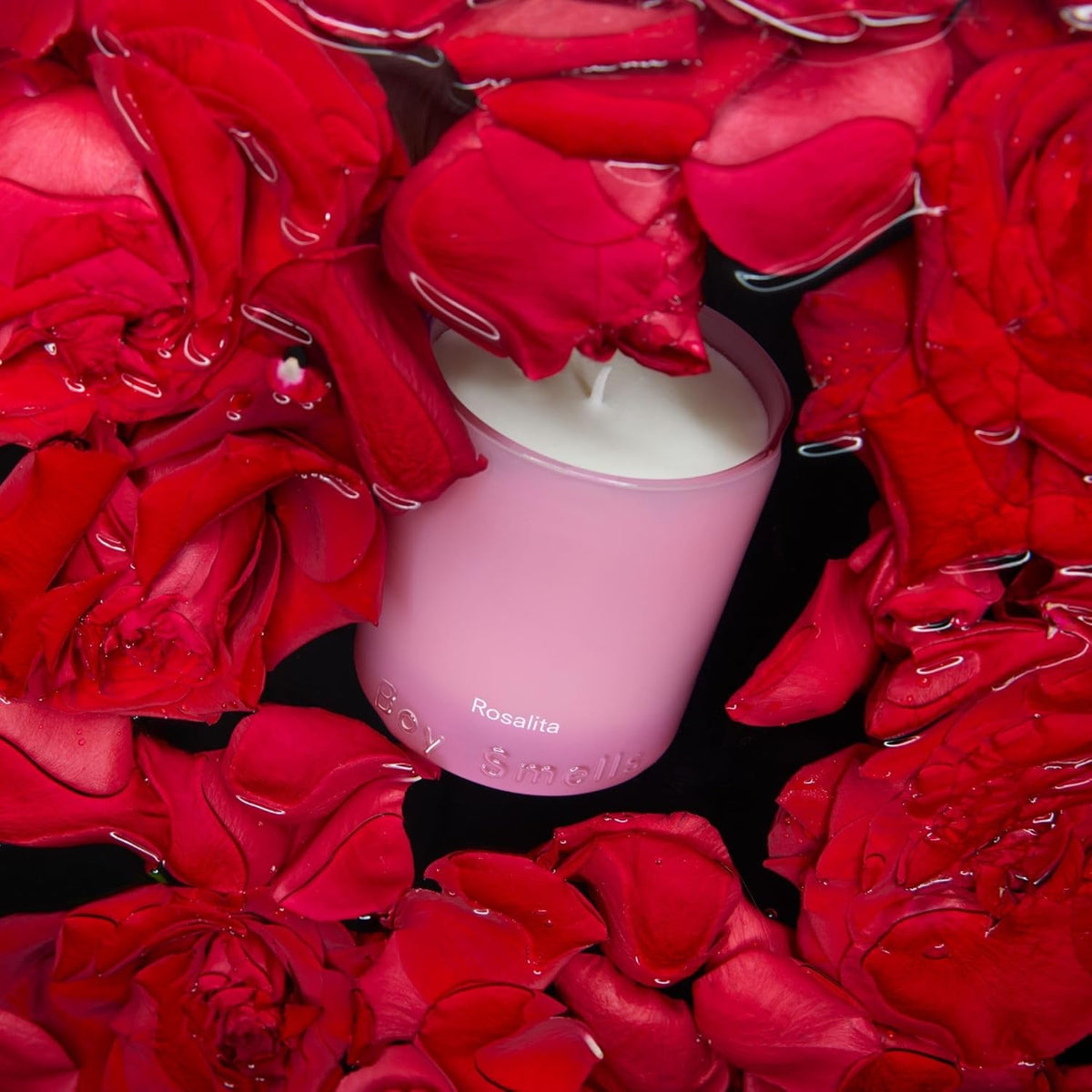 Boy Smells Rosalita Rose Scented Candle - 8.5 oz - Luxury Candle with Leather and Tangerine - Up to