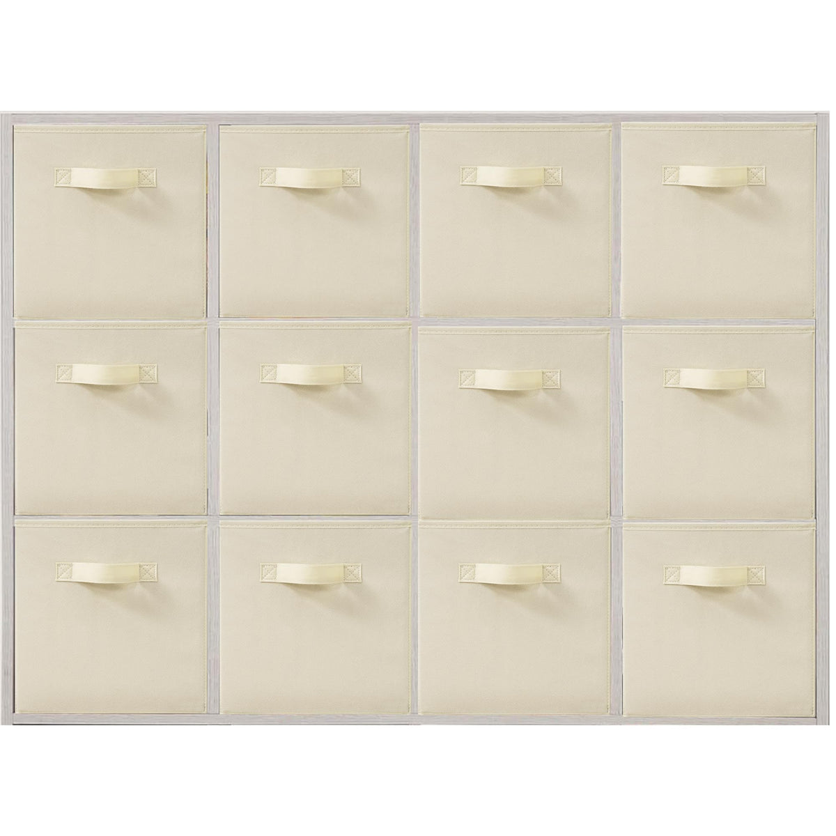 STORAGEIDEAS 11x11 Inch Storage Bins Cubes, Fabric Foldable Storage Box, Collapsible Closet