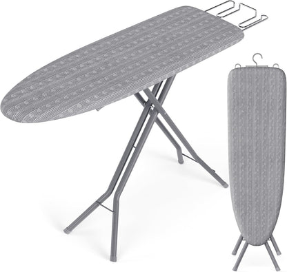 SONGMICS Ironing Board, Foldable Iron Board, Height Adjustable up to 35 Inches, with 4 Layered