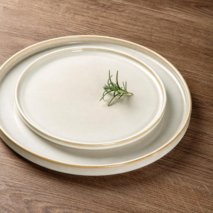 AmorArc Ceramic Dinnerware Sets, Handmade Reactive Glaze Stoneware Plates and Bowls Sets,Highly