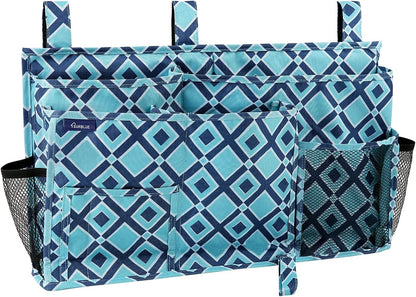 Surblue Bedside Caddy Hanging Bed Organizer Storage Bag Pocket for Bunk and Hospital Beds, College