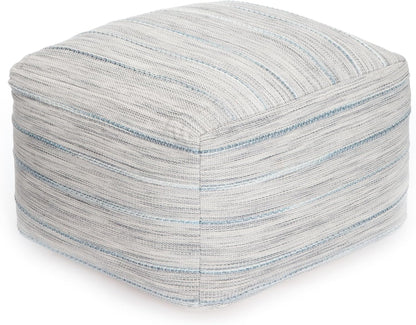 Anji Mountain 22"x22"x16" Handmade & Handcrafted Ottoman Pouf Comfortable Pouf Ottoman Foot Rest &
