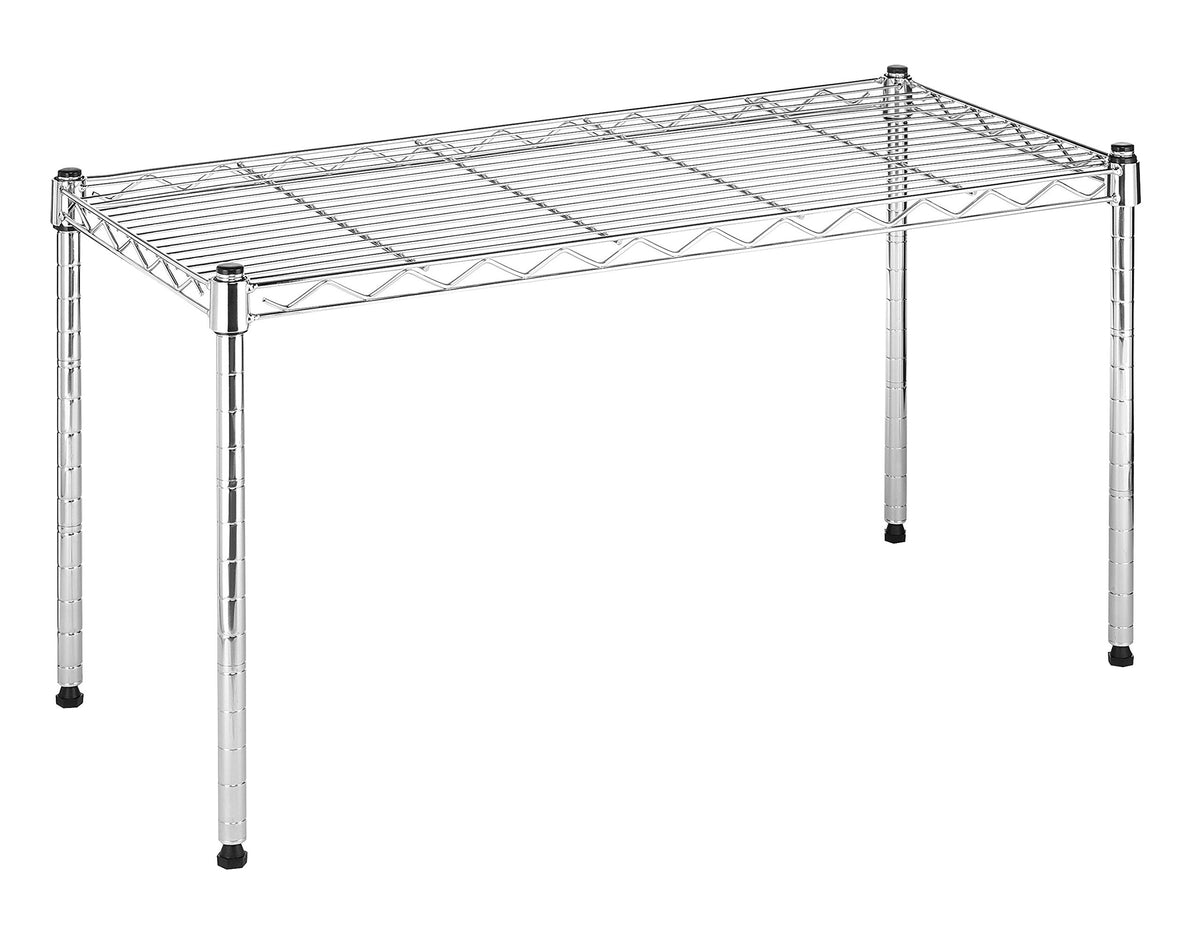 Whitmor Wire Shelving Unit, Metal Storage Shelves, Durable Heavy Duty Shelf, Easy Assembly for