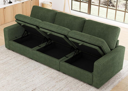 Belffin Modular Sectional Sofa with Storage Ottoman, Oversized Cloud Couch Sectional with Extra