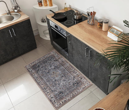 Keen Home Design 2x3 Rug - Machine Washable Entry Rug with Non-Slip Backing, Ideal for Enteryway
