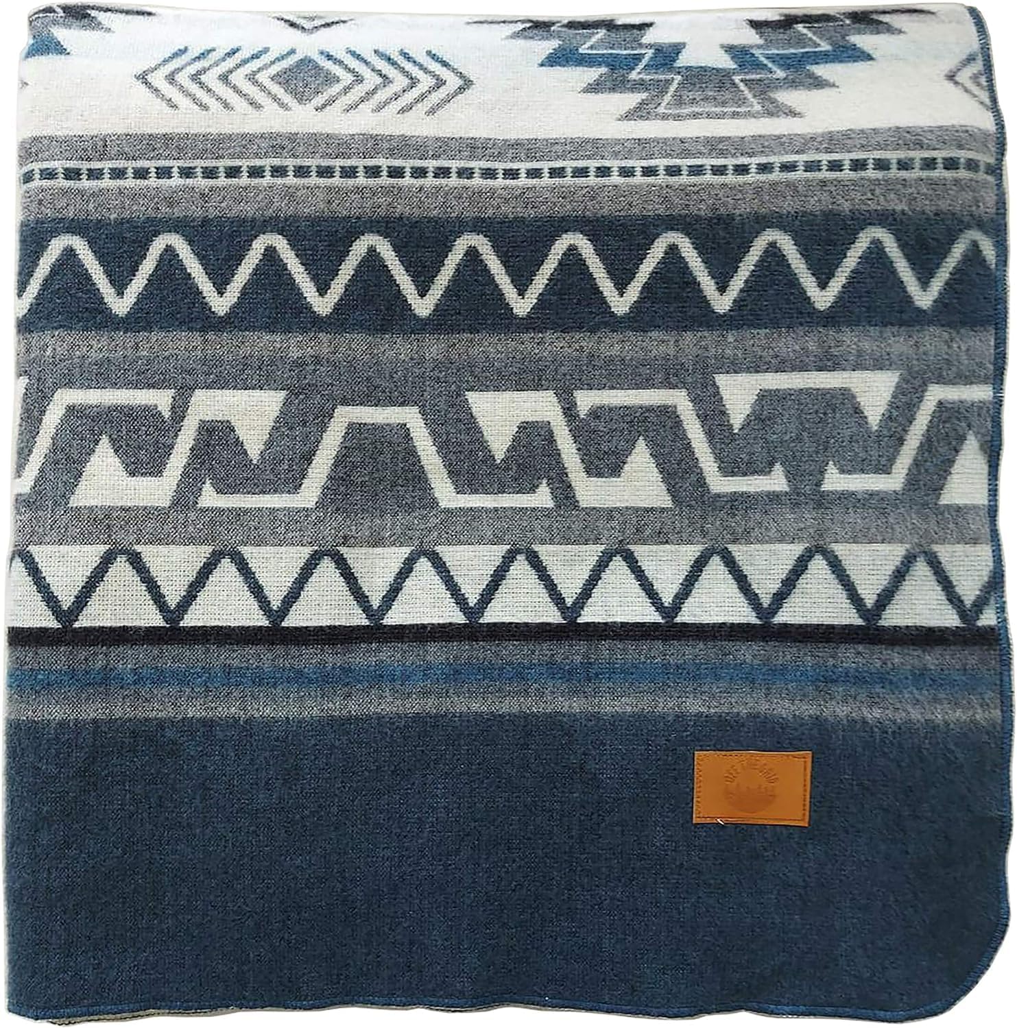 Off the Grid Inca Aztec Throw Blanket | Southwest Indian Navajo Boho Style | Native Woven Western