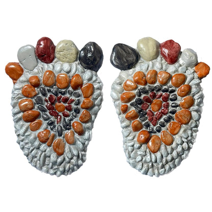 Garden Stepping Stones - Decorative Garden Stones for Patio, Deck, Garden or Sidewalk Faux