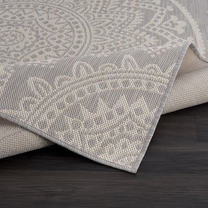 CAMILSON Outdoor Rug 9x12 Modern Area Rugs for Large Indoor and Outdoor Patios and Porches