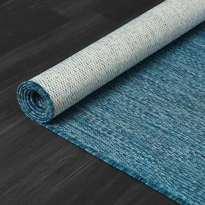 CAMILSON Outdoor Rug 9x12 Modern Area Rugs for Large Indoor and Outdoor Patios and Porches