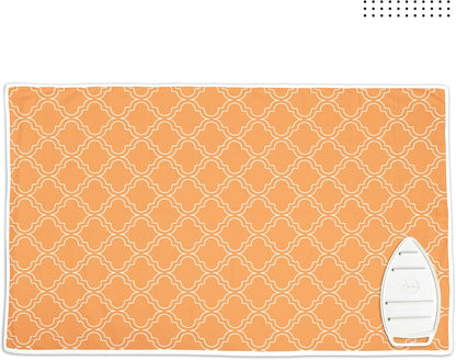 Encasa XO Ironing Mat/Pad (Large 48"x28") with 3mm Padding & Silicone Iron Rest for Steam Pressing