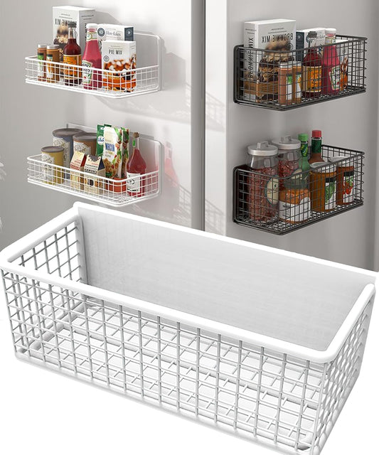 Magnetic Basket Magnetic Fridge Organizer Magnetic Pencil Holder Whiteboard Accessories Home