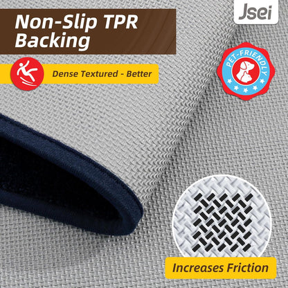 JSEI Entryway Rugs Doormat 24"x36", Non-Slip Dirt Trapper Door Mats Indoor, Washable Absorbent and