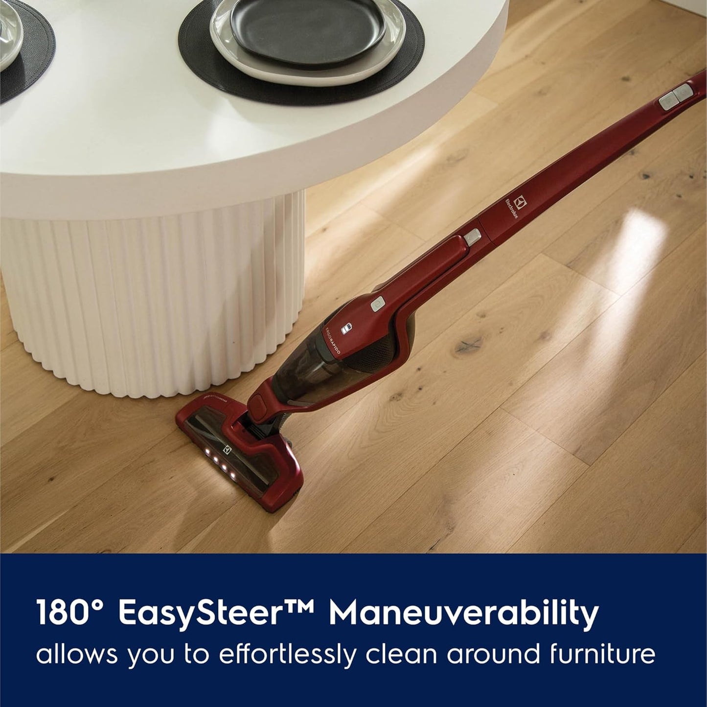 Electrolux Ergorapido Pet Cordless 2-in-1 Vacuum Cleaner with Motorized Pet Nozzle for Easy Pet