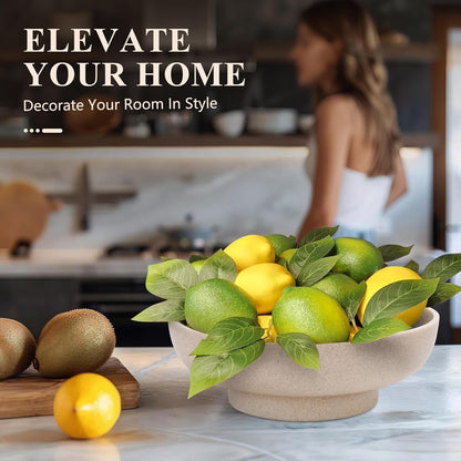 Large Decorative Bowl, Modern Handicraft Resin Bowls for Home Decor, Decorative Fruit Bowl for