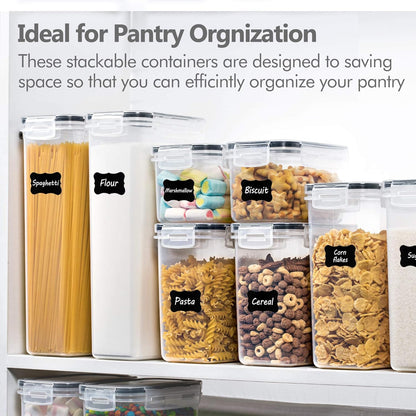 CHEFSTORY Airtight Food Storage Containers Set, 14 PCS Kitchen Storage Containers with Lids for