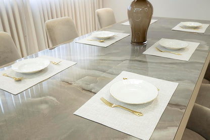Placemat Set-Washable Place Mats for Parties, Elegant Table Mats for Kitchen Table, Set of 4 Dining