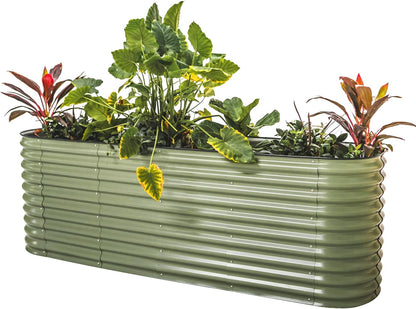 Vego garden 32" Extra Tall Raised Garden Bed Kits, 9 in 1 Modular Raised Planter Box for Vegetables