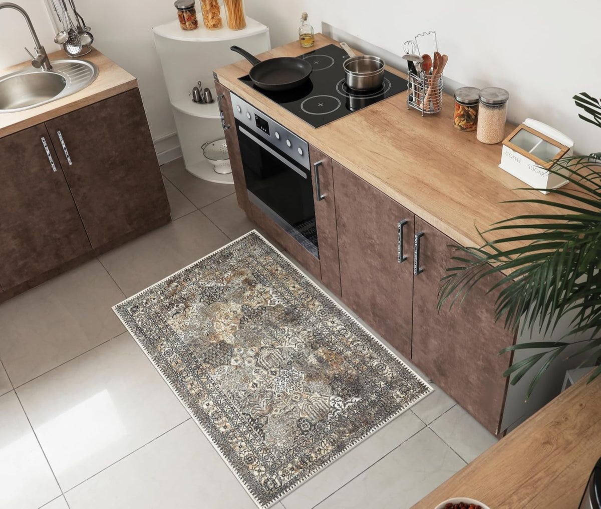 Keen Home Design 2x3 Rug - Machine Washable Entry Rug with Non-Slip Backing, Ideal for Enteryway