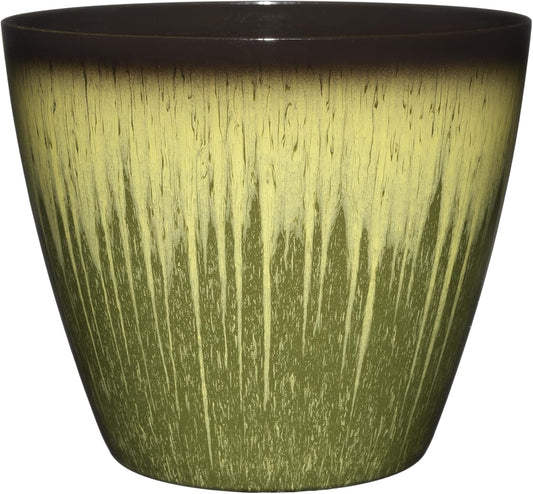 Classic Home and Garden Vogue Planter Pots w/Pottery Quality Finish - Modern Indoor & Outdoor