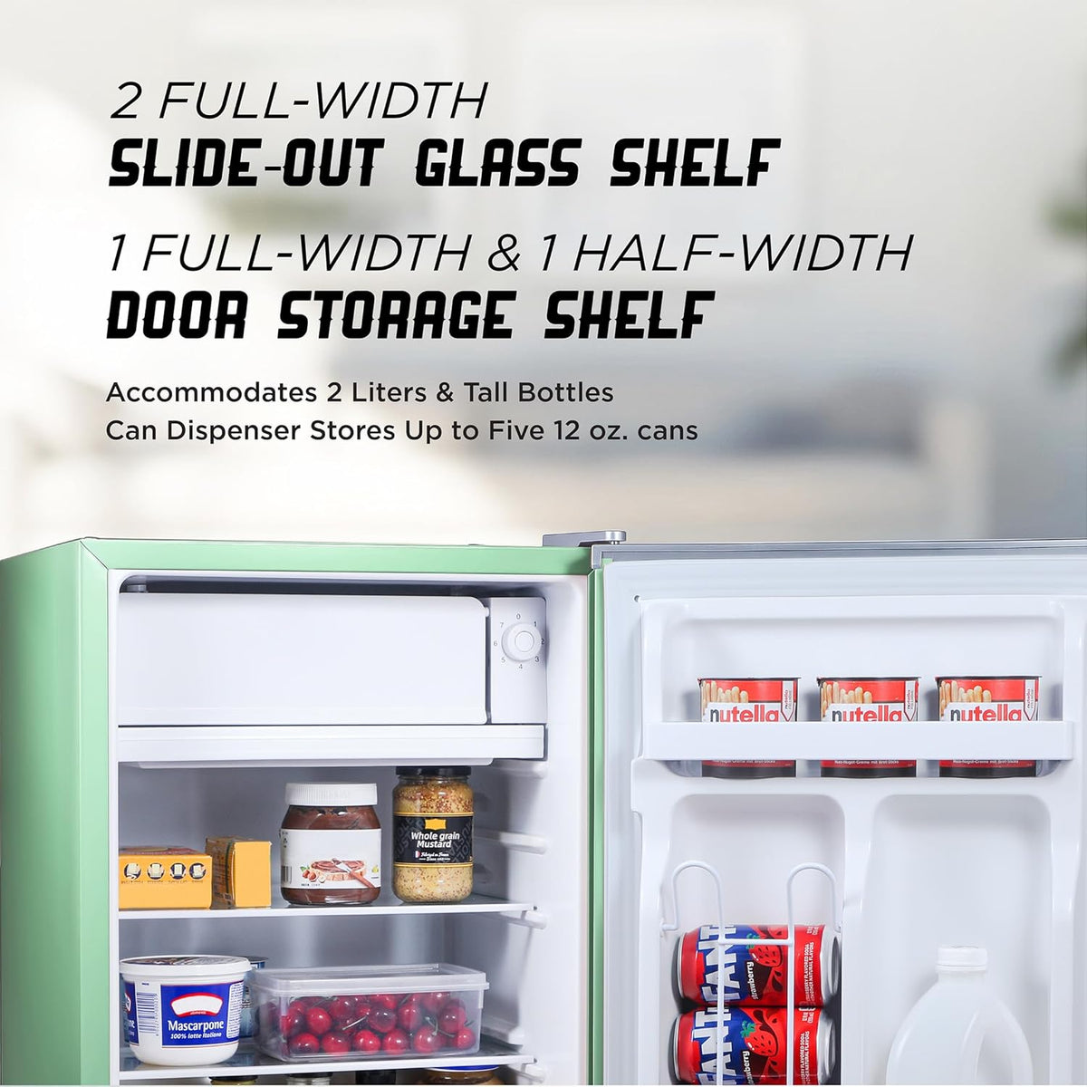 IBCR25MNT Compact, Energy Star Certified Small, Single Door Mini Fridge with Freezer Refrigerator
