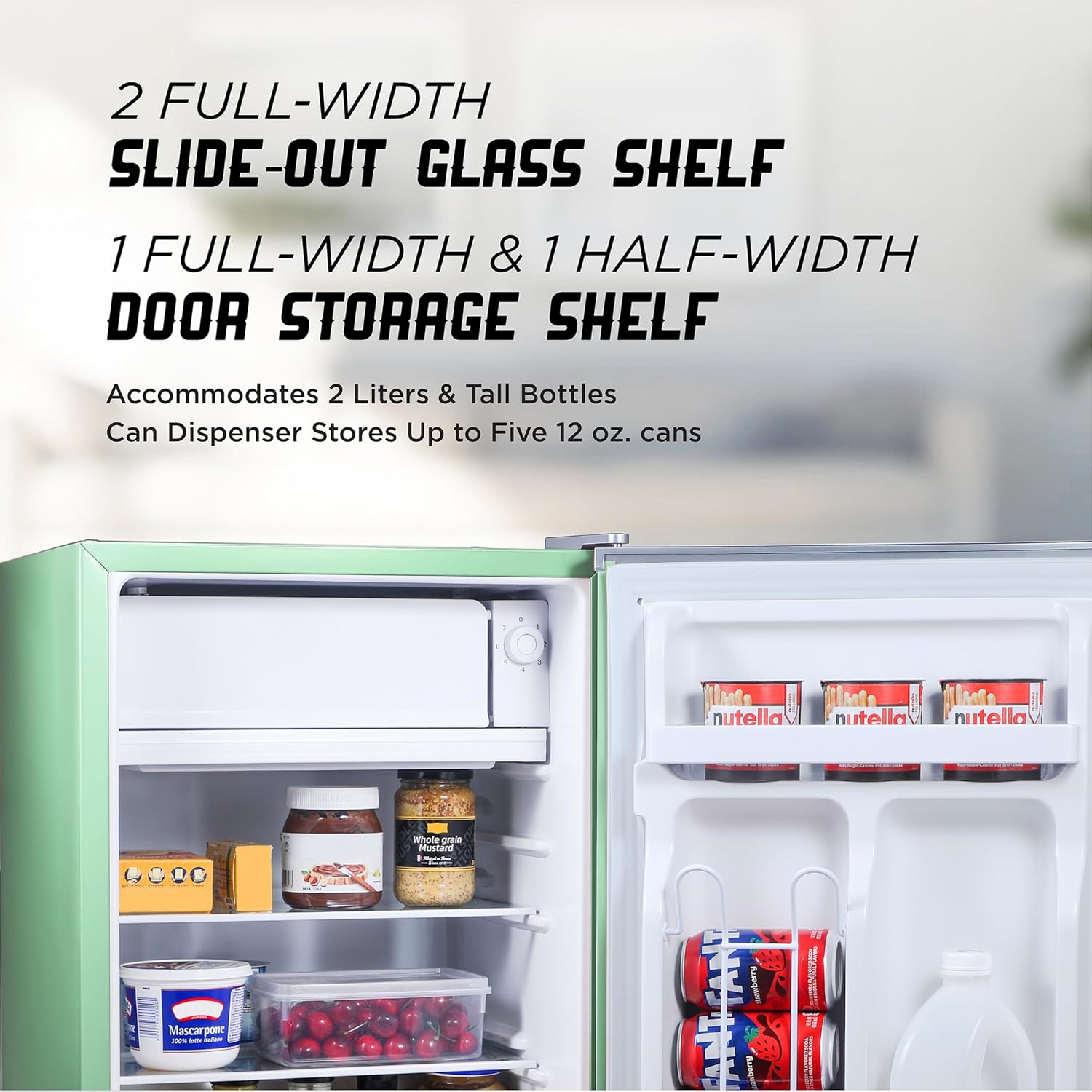 IBCR25MNT Compact, Energy Star Certified Small, Single Door Mini Fridge with Freezer Refrigerator