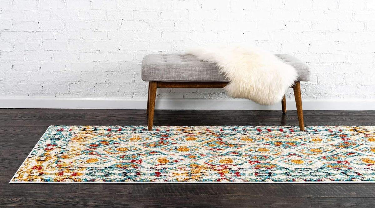 Unique Loom Rosso Collection Vintage, Geometric, Bohemian, Traditional, Distressed, Southwestern