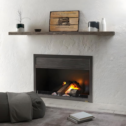 Solid Reclaimed Wood Floating Shelf 48inches Width and 8 inches Depth, Rustic Reclaimed Barnwood
