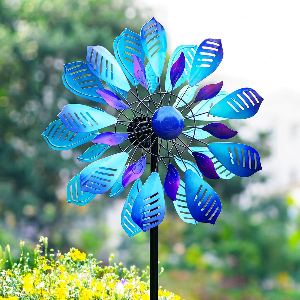 Wind Spinners for Yard and Garden, 84" Wind Spinners Outdoor Metal Extra Large, Wind Sculptures &