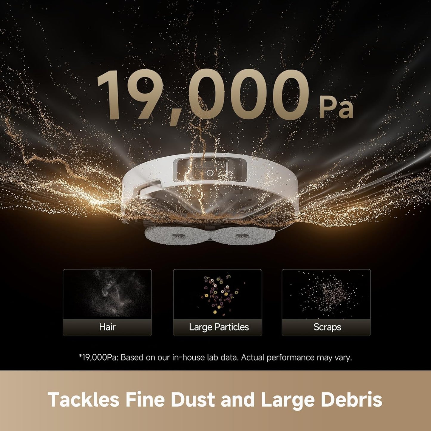 DREAME L40s Ultra Robot Vacuum and Mop, 19,000Pa Suction, Auto-Empty, Mop Self-Cleaning, 100%