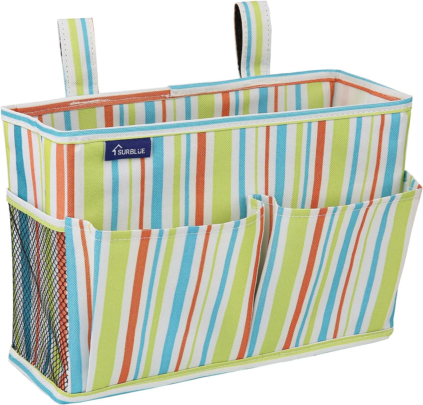 Surblue Bedside Caddy Hanging Bed Organizer Storage Bag Pocket for Bunk and Hospital Beds, College