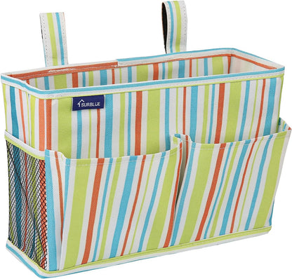 Surblue Bedside Caddy Hanging Bed Organizer Storage Bag Pocket for Bunk and Hospital Beds, College