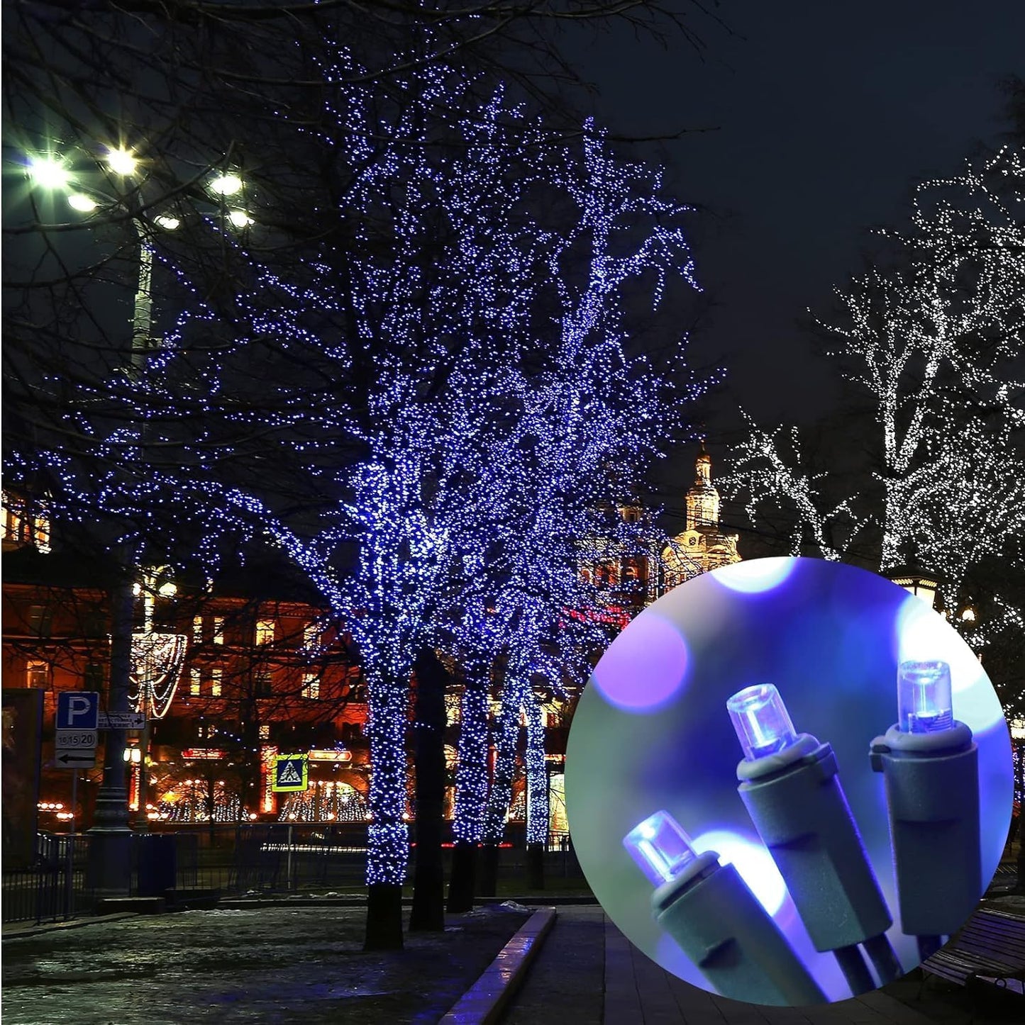 60 Count Blue - String Lights - LED Christmas Lights, Mini led Lights for Indoor Outdoor Home
