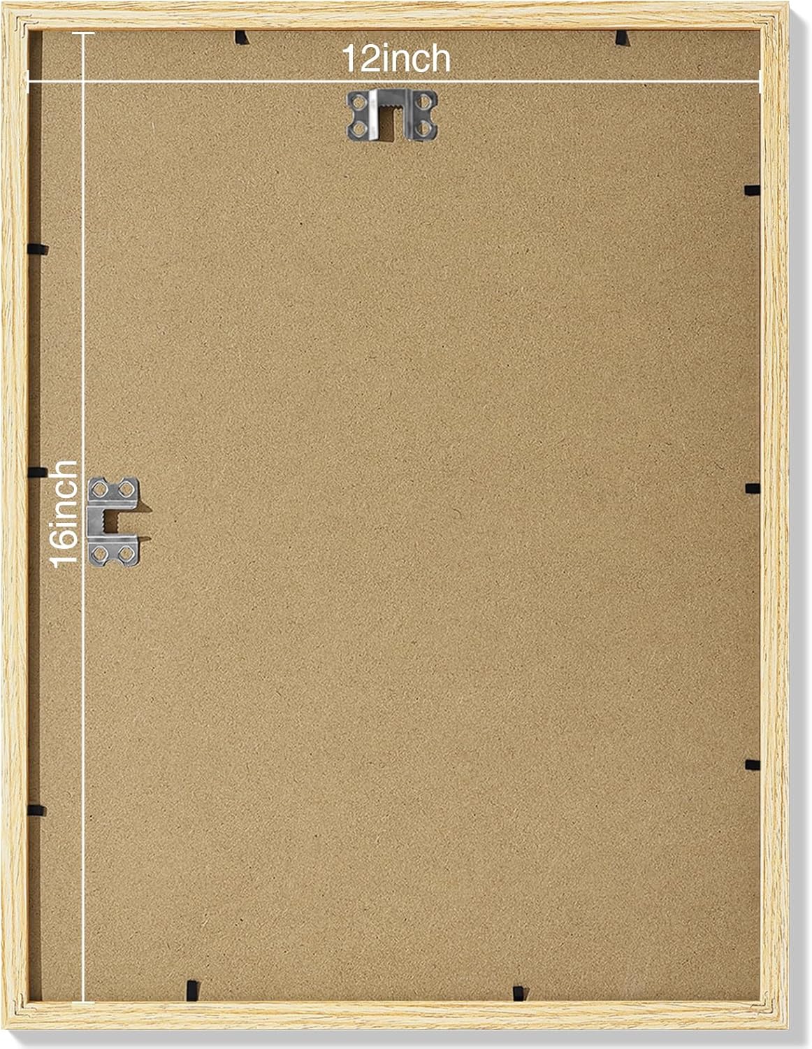 Vittanly 12x16 Picture Frames Set of 9, Shatter Resistant Plexiglass, Display 11x14 Pictures with