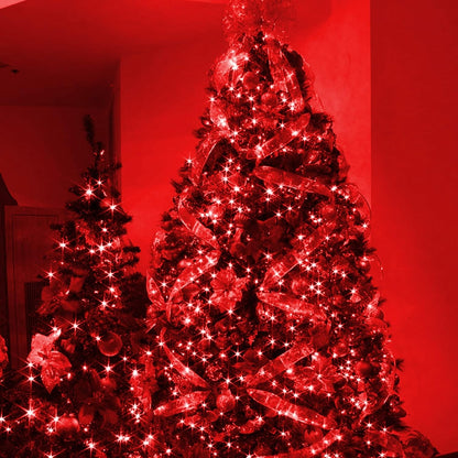 Dazzle Bright Red Christmas Mini String Lights, 20FT 100 Count Incandescent Waterproof Fairy Lights
