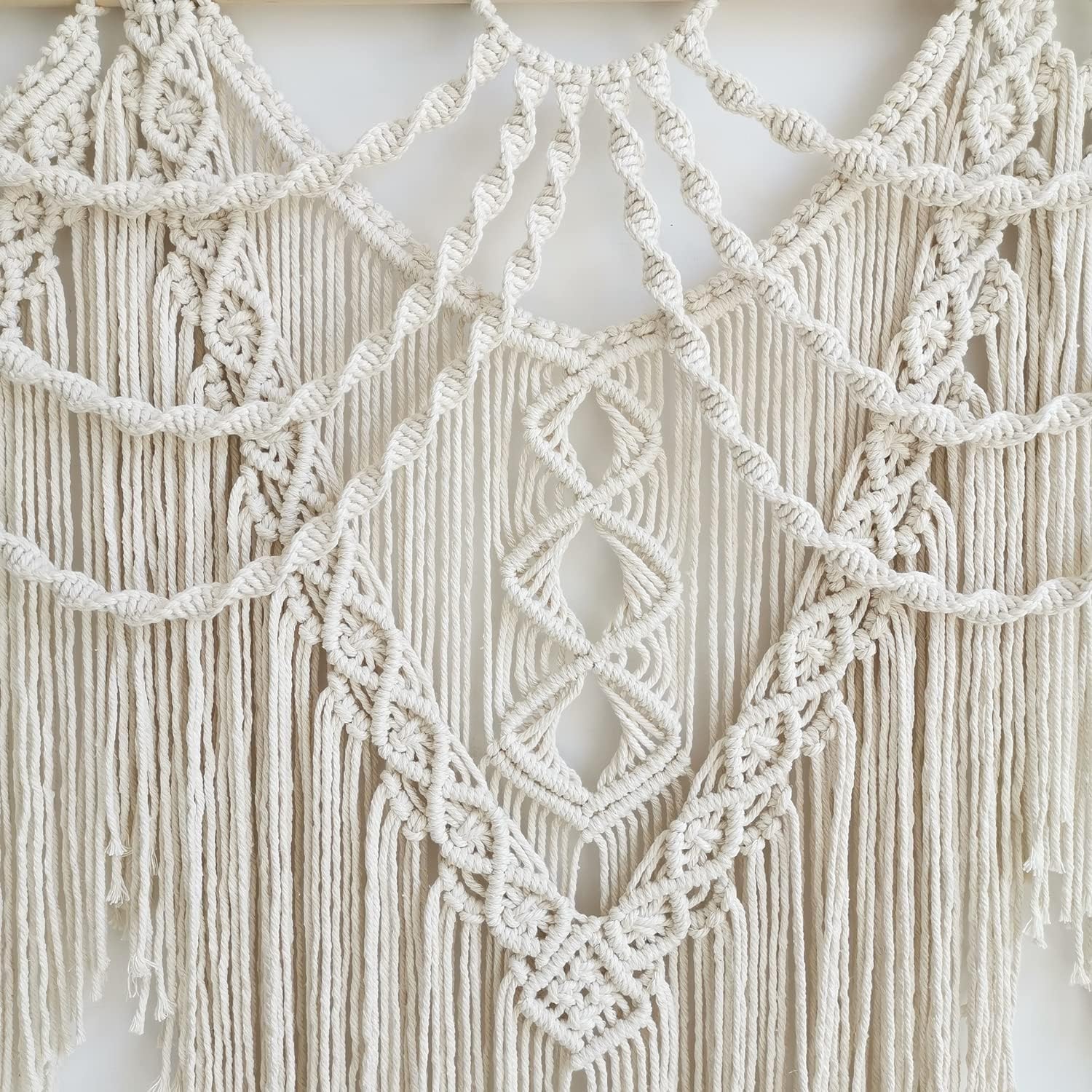 large macrame wall hanging - Boho Tapestry Macrame Wall Decor Art- Chic Bohemian Handmade Woven