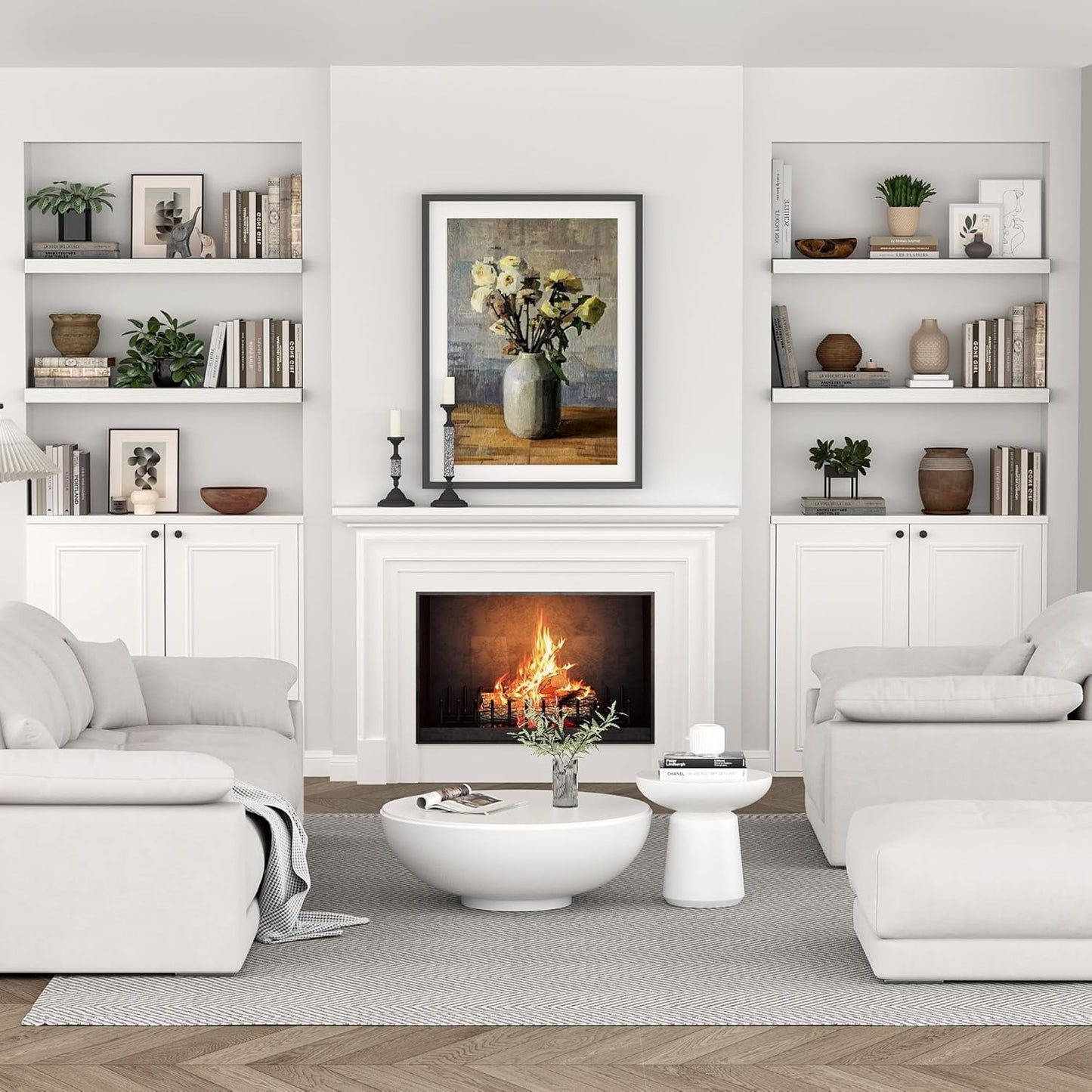10 inch Deep Wall Shelves 36 inche Long, 1.8 Thick Single Floating Shelf Wall Mounted, Heavy Duty