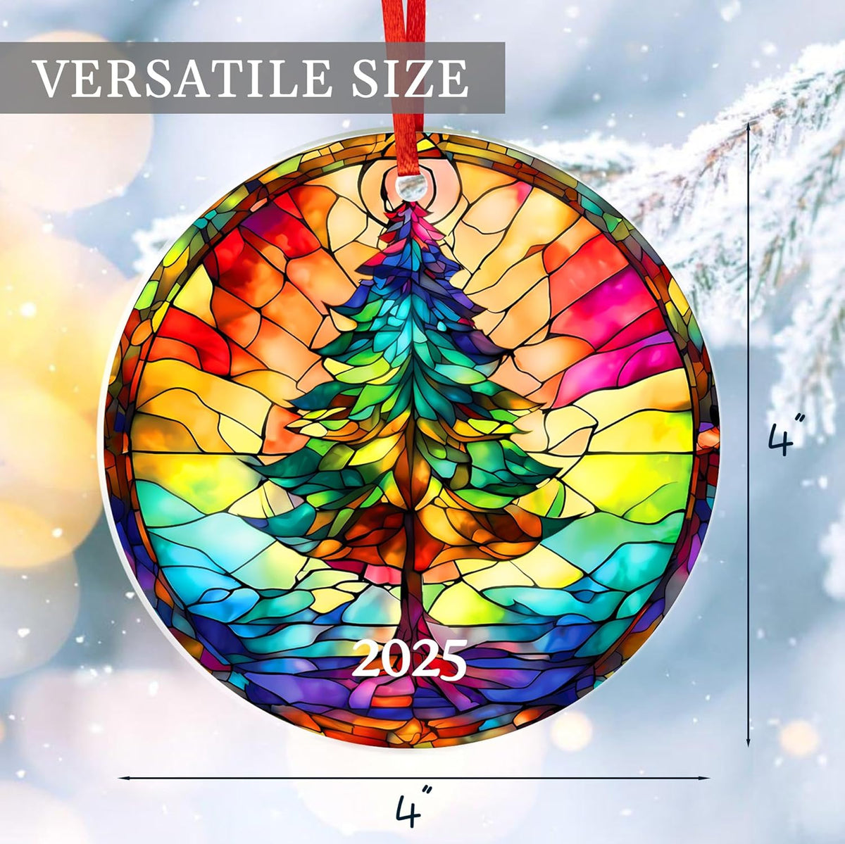 Jabihome Christmas Ornaments 2025, Exchange for Women, Men, Collectible Dated Year Ornaments for