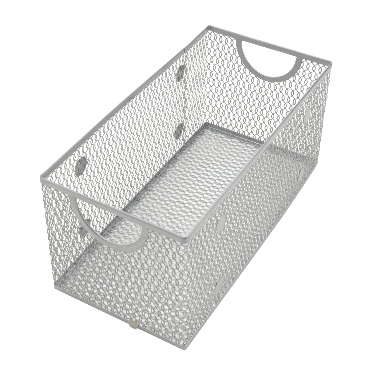 YBM Home Mesh Wire Storage Basket for Shelves, Pantry Organization, and Kitchen - Multipurpose